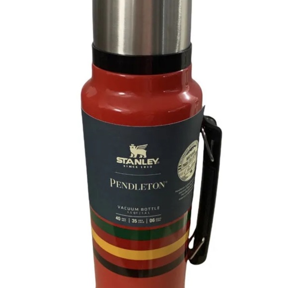 Limited Edition Stanley Pendleton Red Thermos National Parks Vacuum Bottle NEW - Picture 2 of 7